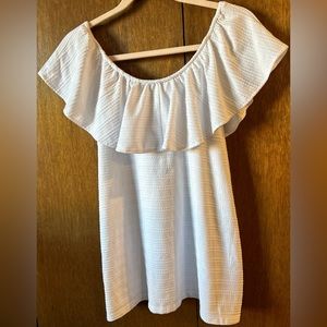 White Short Sleeve Top (Large)